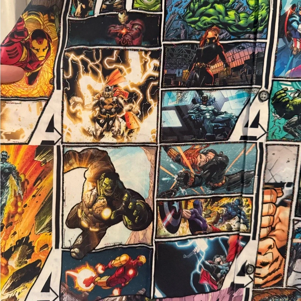 Robert Graham Multicolor Comic Print Shirt - Picture 3 of 11